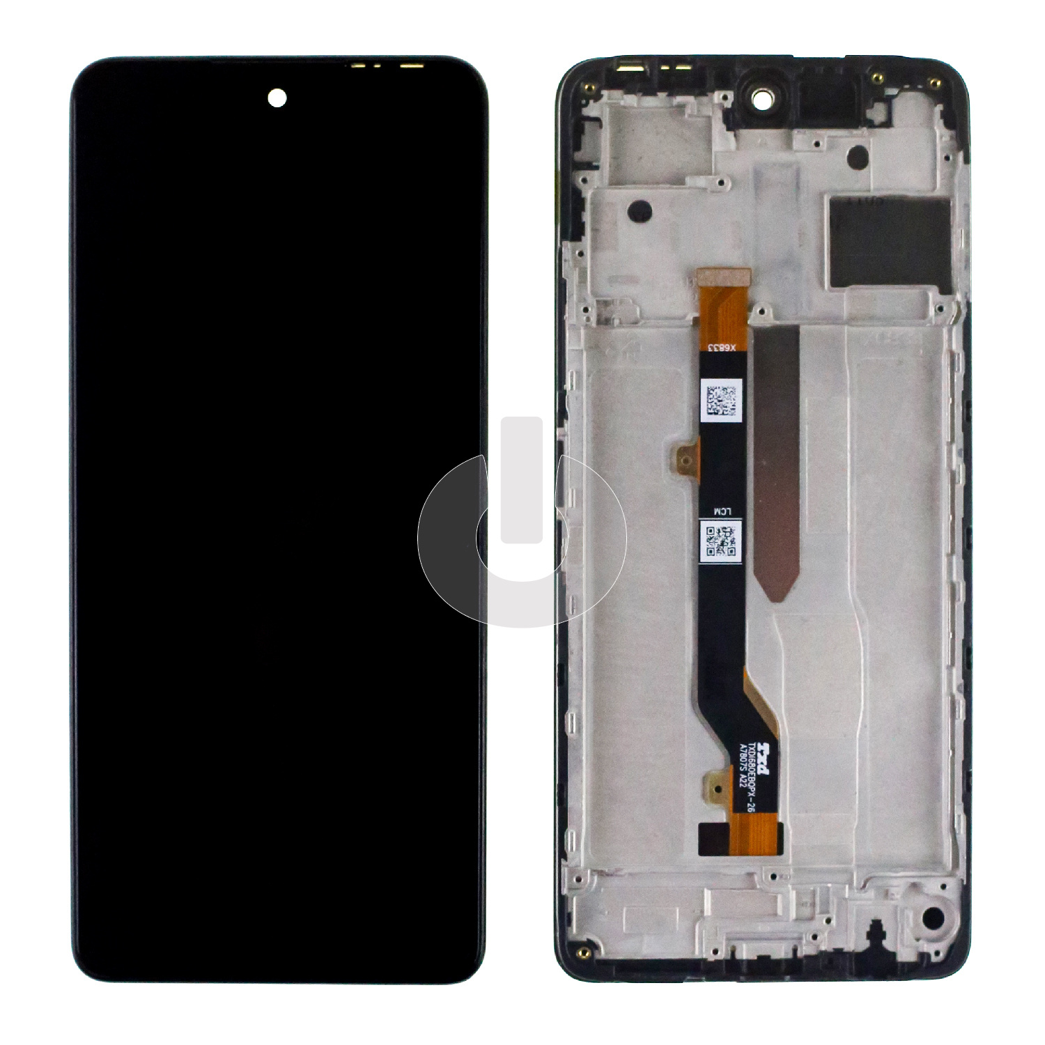 Дисплей с тачскрином для Infinix Note 30 4G (X6833B) в рамке черный ORG Дисплей с тачскрином для Infinix Note 30 4G (X6833B) в рамке черный ORG