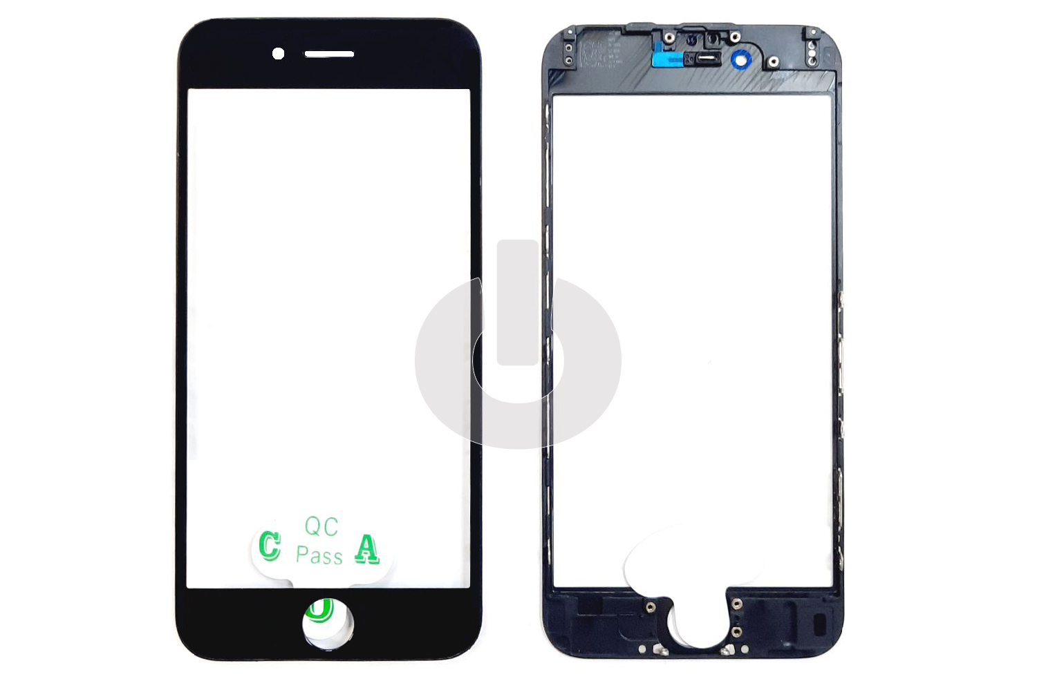 Стекло для переклейки iPhone 6 с OCA пленкой в рамке черное АКЦИЯ Стекло для переклейки iPhone 6 с OCA пленкой в рамке черное АКЦИЯ