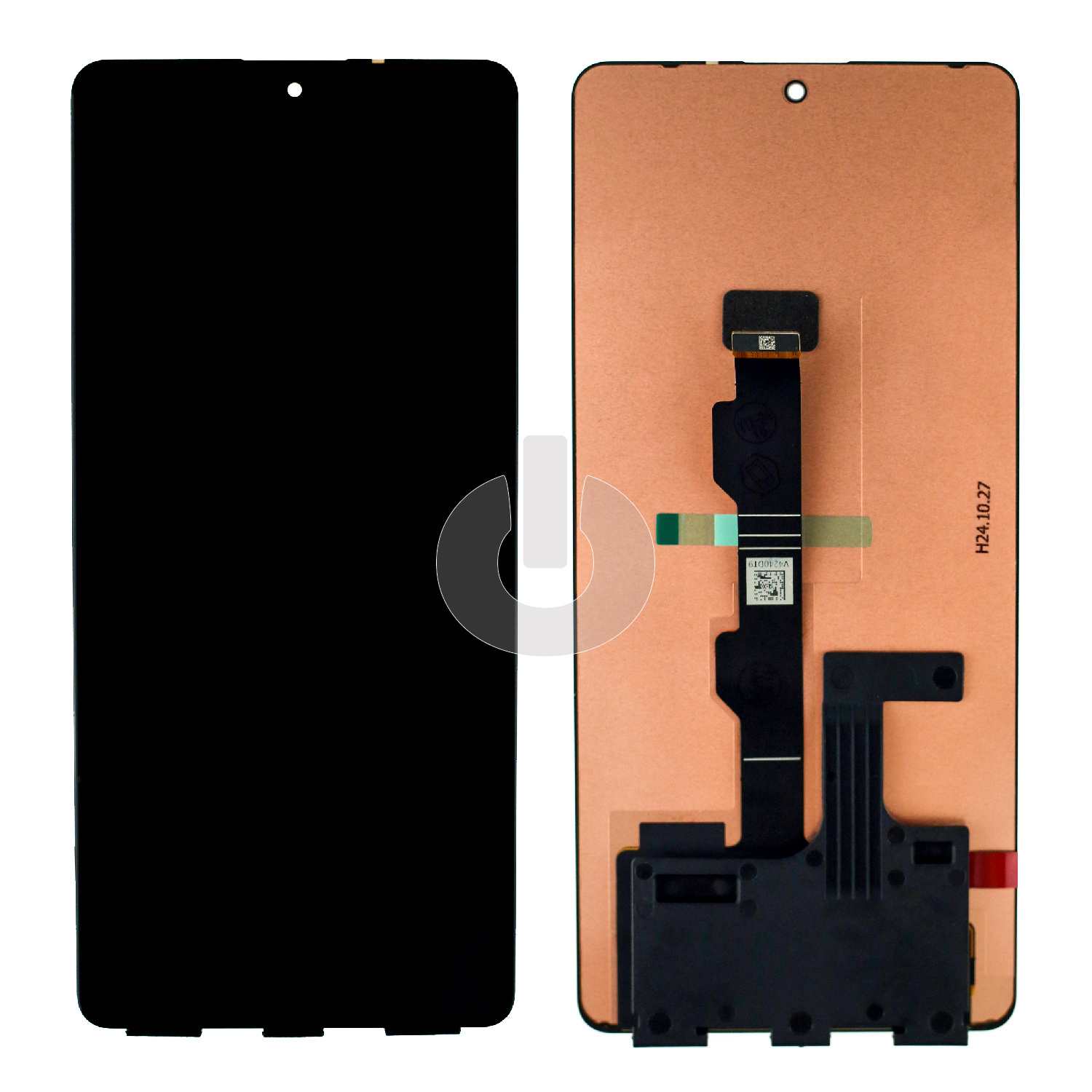 Дисплей с тачскрином для Xiaomi Redmi Note 13 Pro 4G (23117RA68G)/ Poco M6 Pro 4G (2312FPCA6G) черный OLED