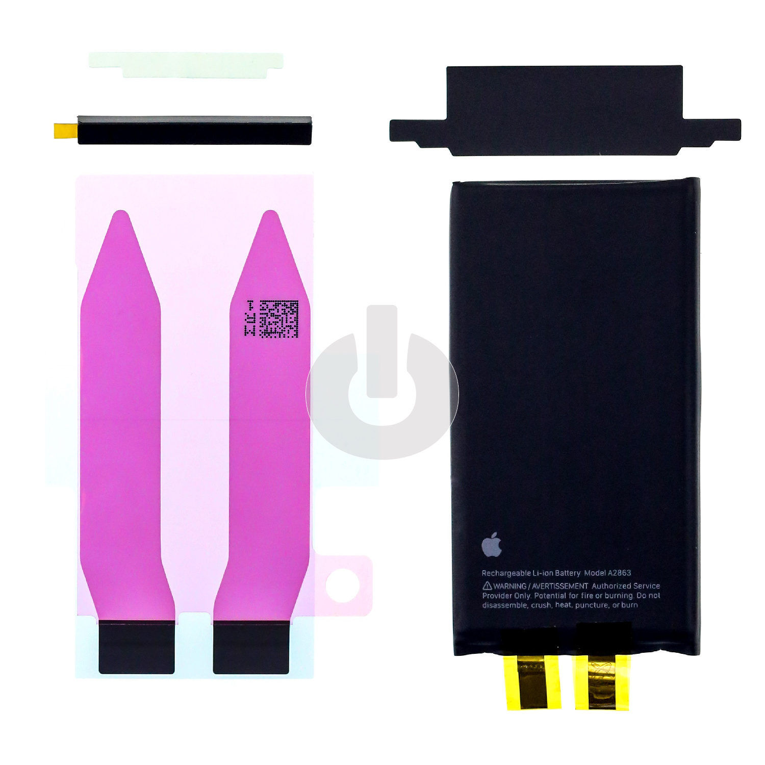 Аккумулятор под пайку для iPhone 14 (банка без шлейфа)