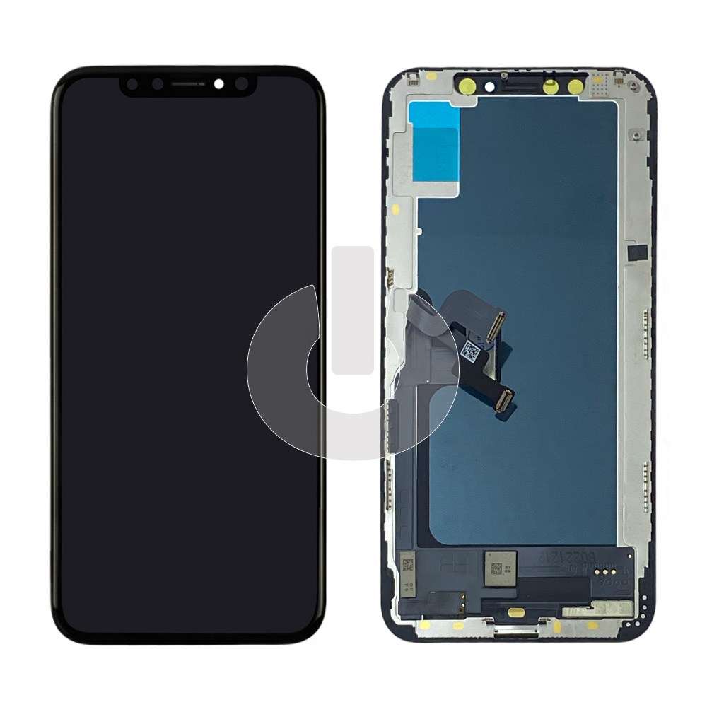 Дисплей с тачскрином для iPhone XS черный In-Cell JK