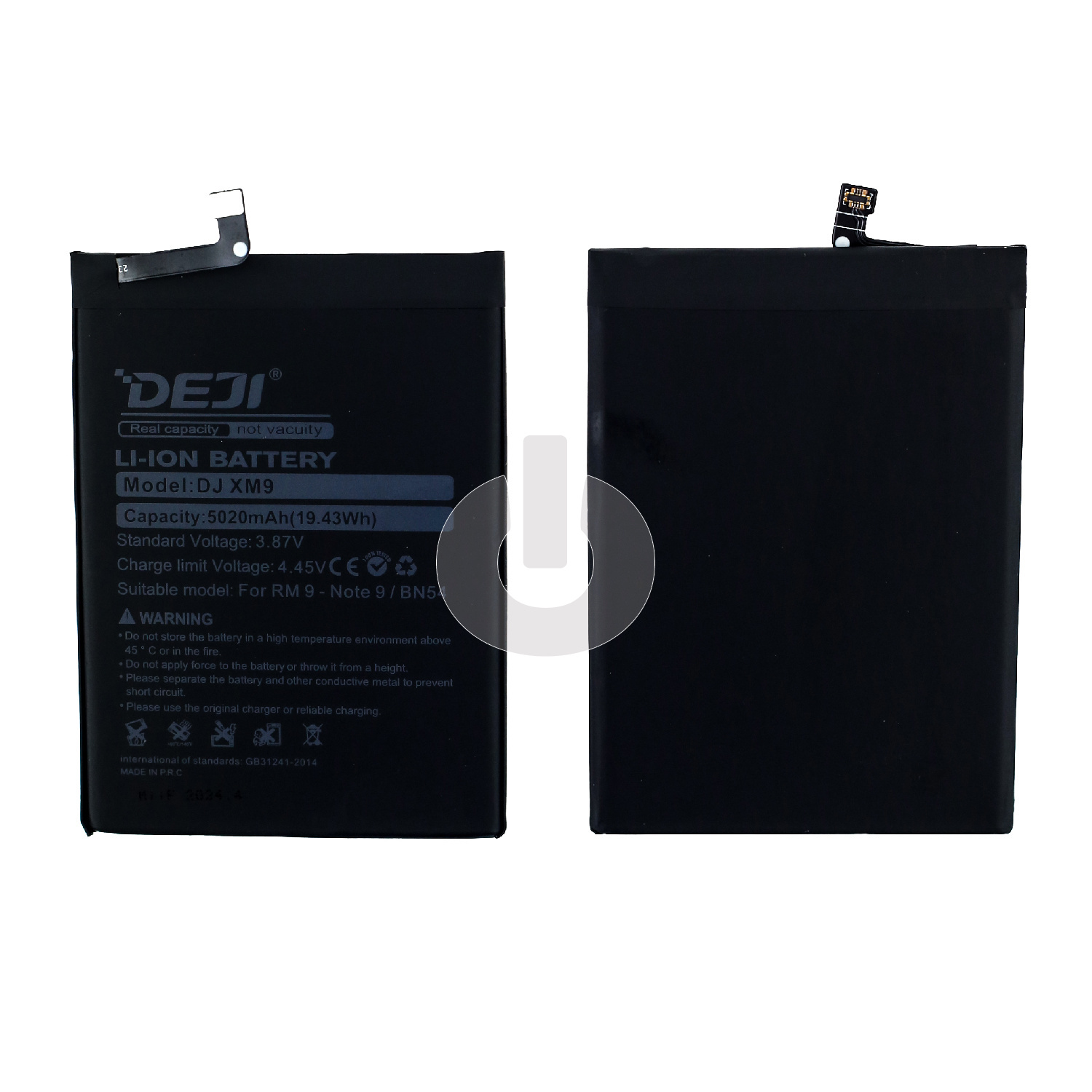 Аккумулятор для Xiaomi Redmi 9 (M2004J19G)/ Note 9 (M2003J15SG)/ Redmi 10X (BN54) DEJI Аккумулятор для Xiaomi Redmi 9 (M2004J19G)/ Note 9 (M2003J15SG)/ Redmi 10X (BN54) DEJI