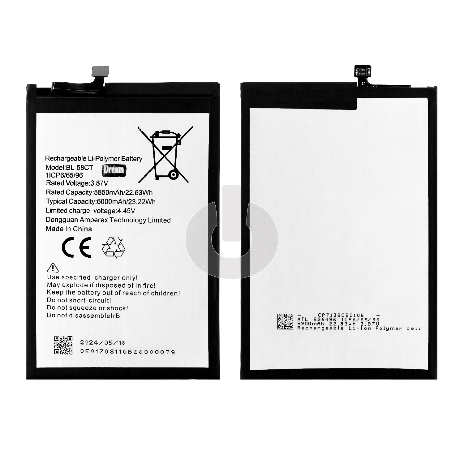 Аккумулятор для Tecno Spark 7 (KF6N)/ Spark 7T (KF6p) (BL-58CT) АКЦИЯ