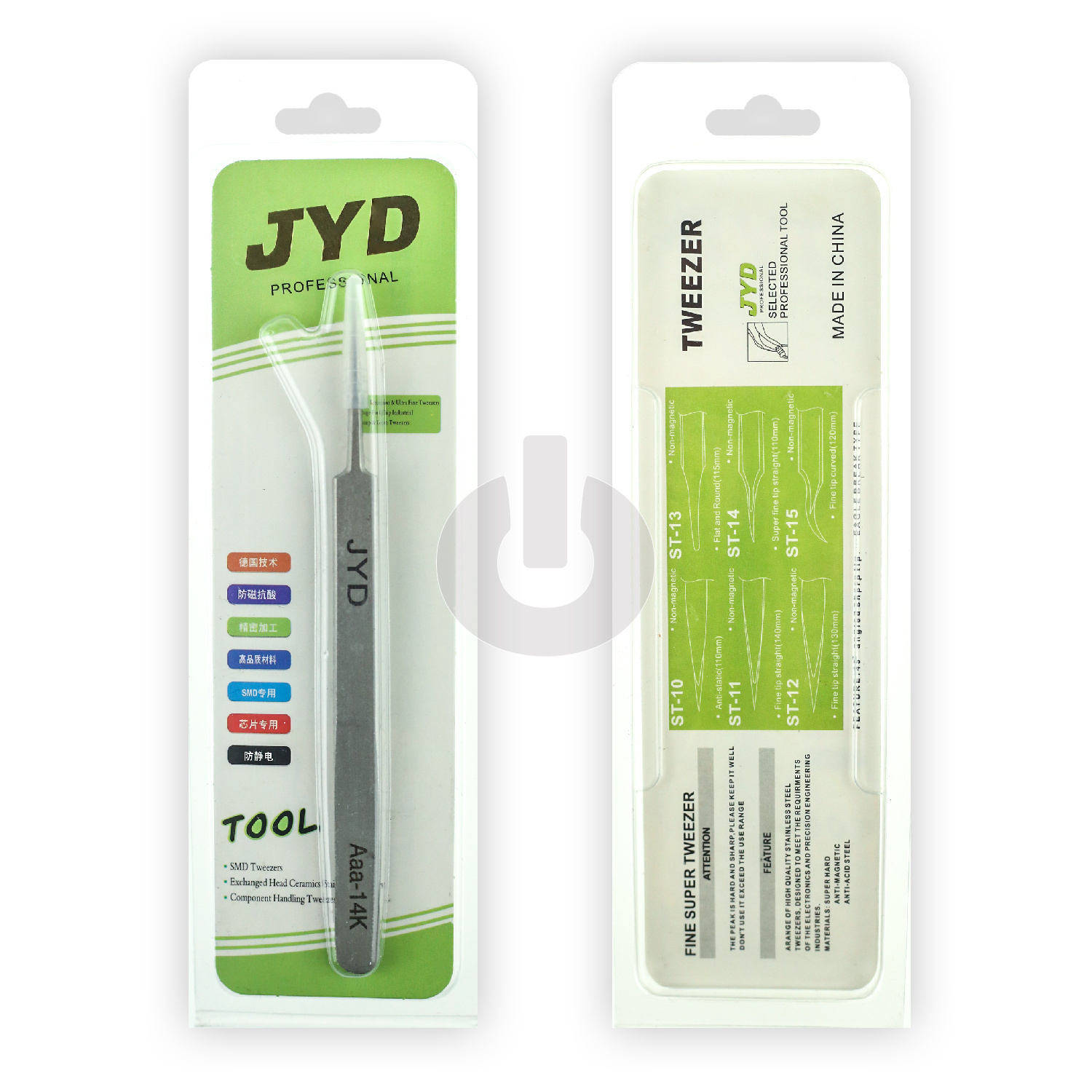 Пинцет прямой JYD Aaa-14K Пинцет прямой JYD Aaa-14K