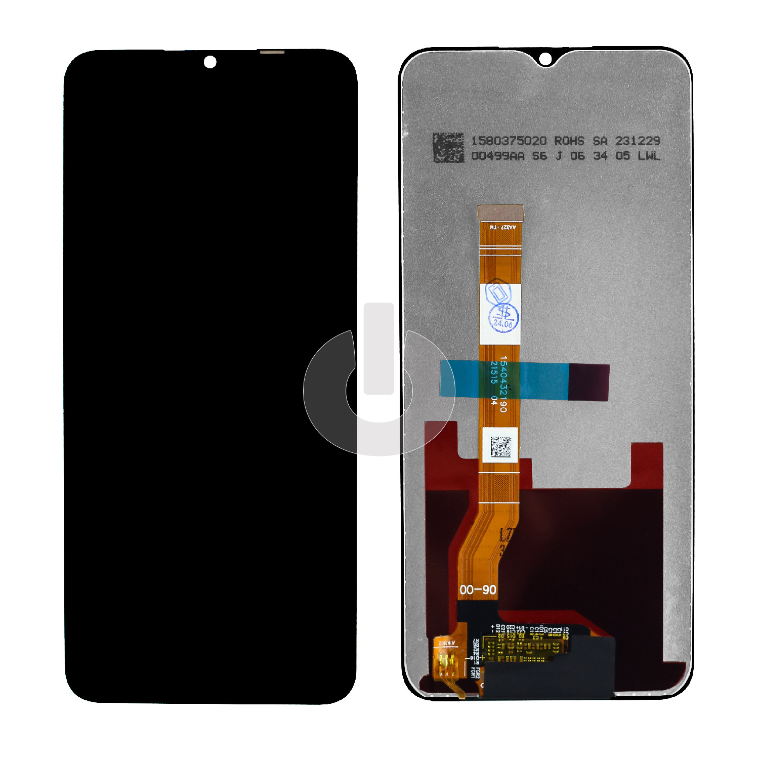 Дисплей с тачскрином для Realme C35 (RMX3511) черный ORG Дисплей с тачскрином для Realme C35 (RMX3511) черный ORG