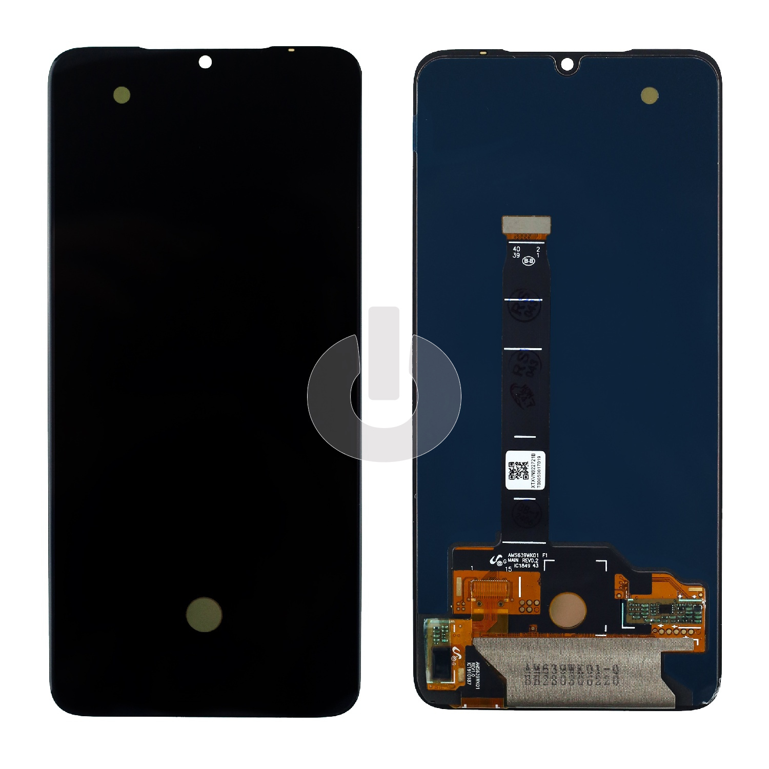 Дисплей с тачскрином для Xiaomi Mi 9 (M1902F1G) черный OLED Дисплей с тачскрином для Xiaomi Mi 9 (M1902F1G) черный OLED