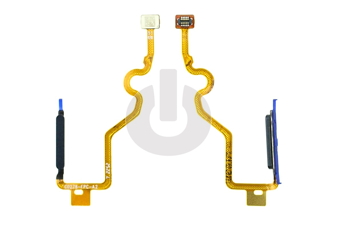 Сканер отпечатка пальца для Tecno Spark 10 4G (KI5q) черный ORG