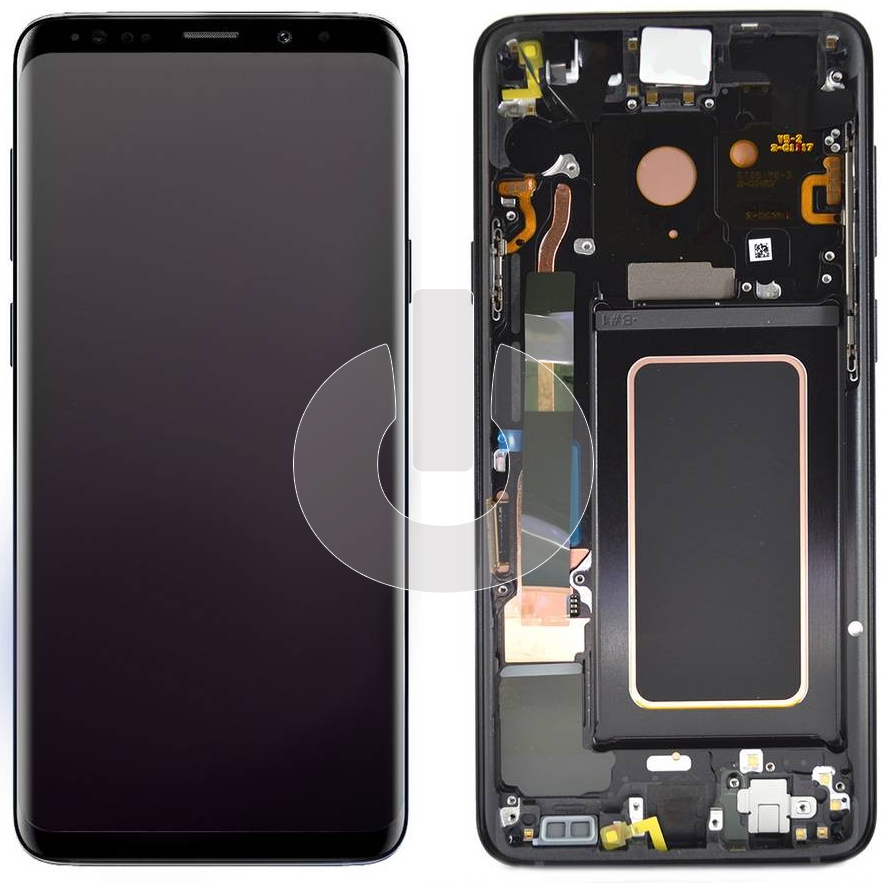 Дисплей с тачскрином для Samsung S9 Plus (G965F) в рамке черный ORG Дисплей с тачскрином для Samsung S9 Plus (G965F) в рамке черный ORG