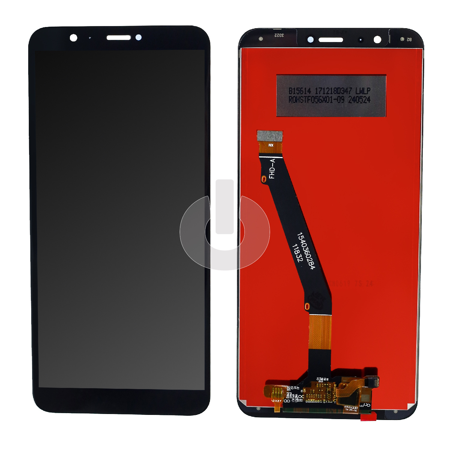 Дисплей с тачскрином для Huawei P Smart (FIG-LX1) черный ORG