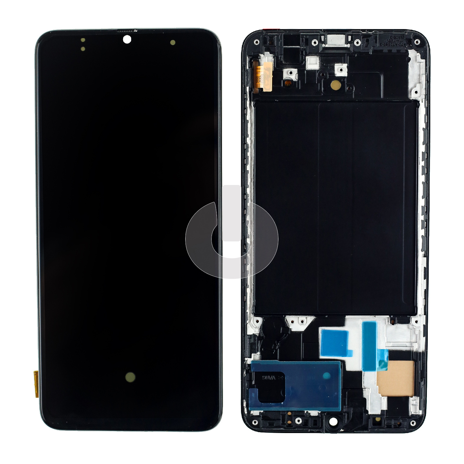 Дисплей с тачскрином для Samsung A70 (A705F) в рамке черный OLED FULL SIZE Дисплей с тачскрином для Samsung A70 (A705F) в рамке черный OLED FULL SIZE