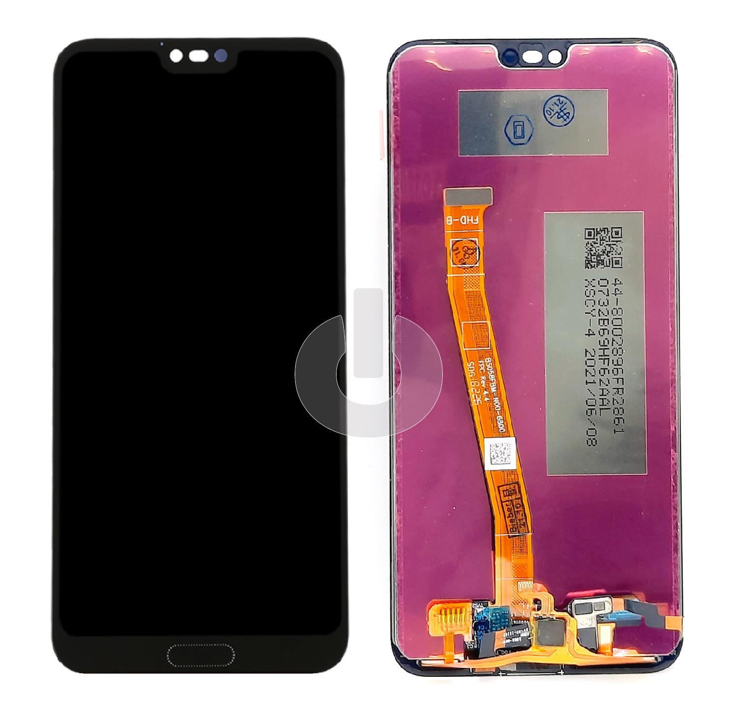 Дисплей с тачскрином для Huawei Honor 10 (COL-L29) со сканером отпечатка черный ORG Дисплей с тачскрином для Huawei Honor 10 (COL-L29) со сканером отпечатка черный ORG