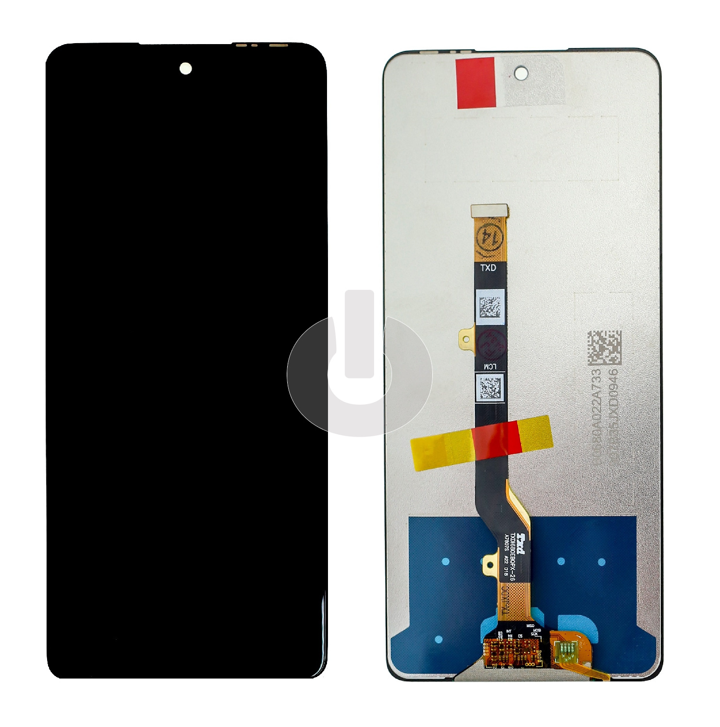 Дисплей с тачскрином для Tecno Spark 20 Pro (KJ6)/ Pova 7 Neo (LJ6)/ Infinix Hot 40 (X6836)/ Hot 40 Pro (X6837) черный ORG