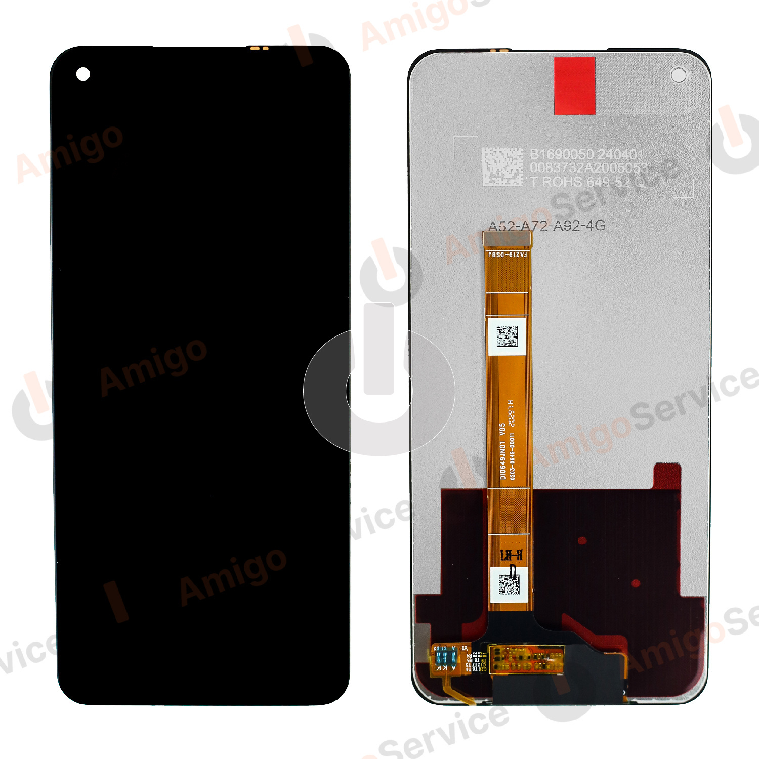 Дисплей с тачскрином для OPPO A52 (CPH2069)/ OPPO A72 (CPH2067) черный ORG Дисплей с тачскрином для OPPO A52 (CPH2069)/ OPPO A72 (CPH2067) черный ORG