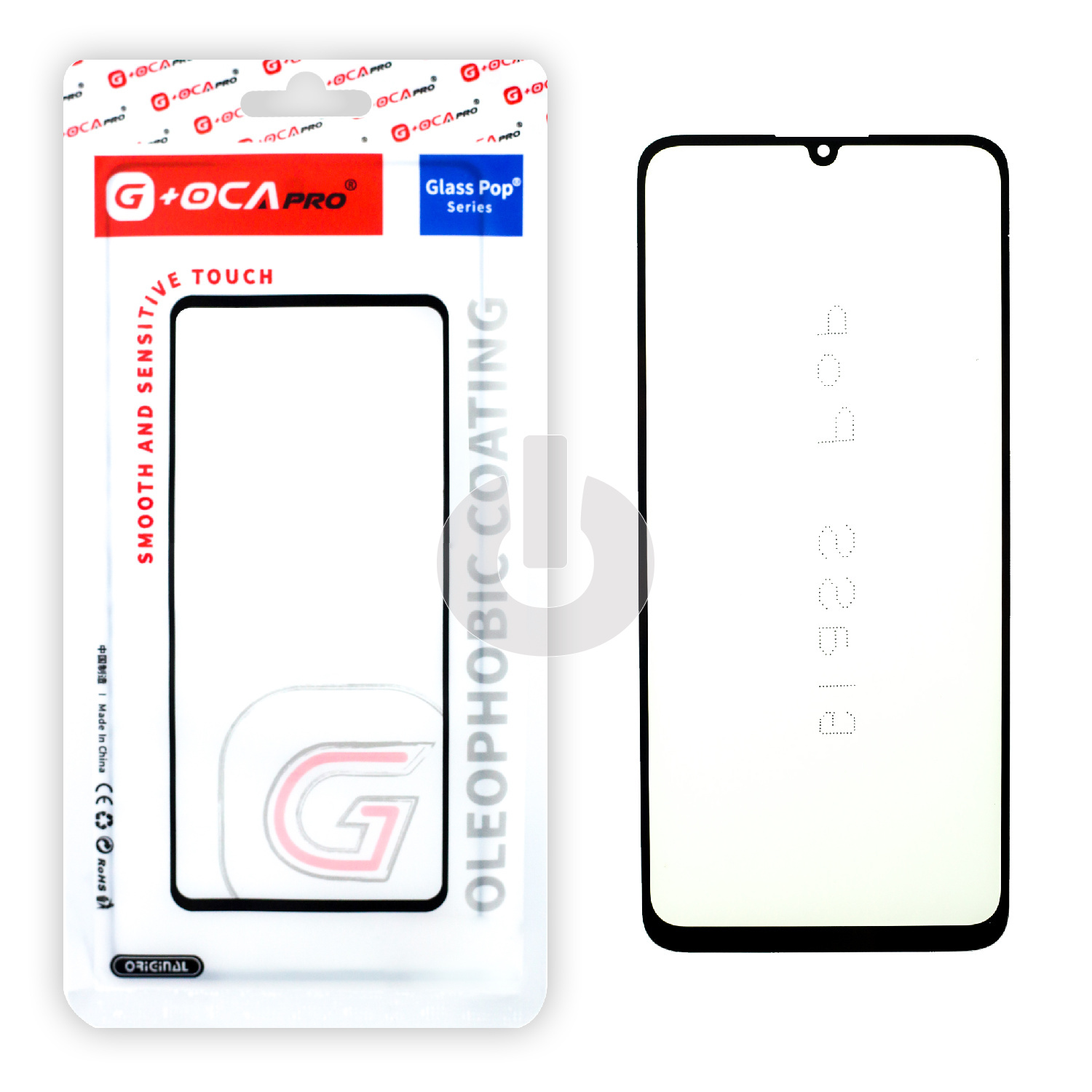 Стекло для переклейки Samsung A33 5G (A336B) (G+OCA PRO) черное АКЦИЯ Стекло для переклейки Samsung A33 5G (A336B) (G+OCA PRO) черное АКЦИЯ