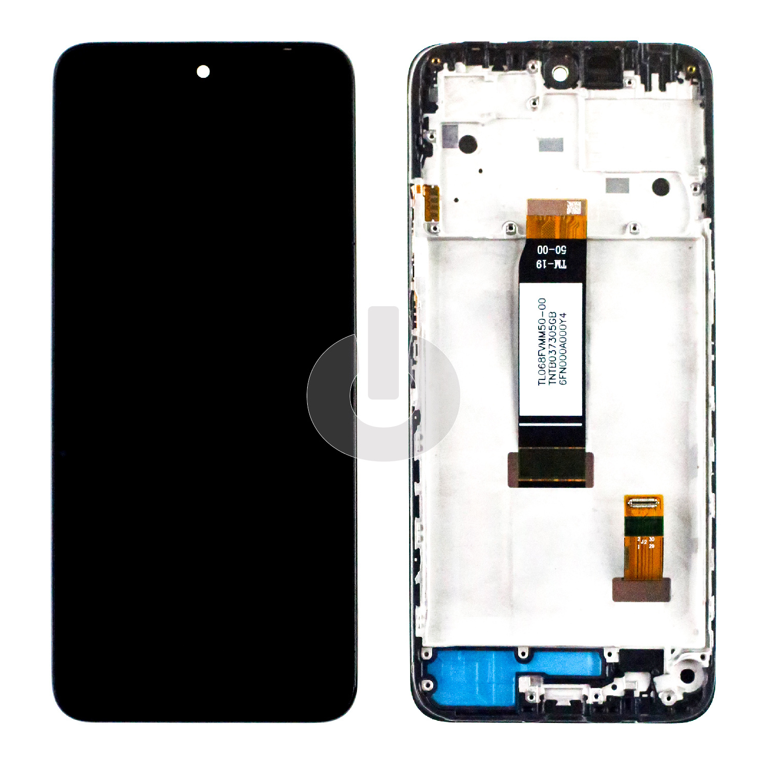 Дисплей с тачскрином для Xiaomi Redmi 12 4G (23053RN02Y) в рамке черный ORG