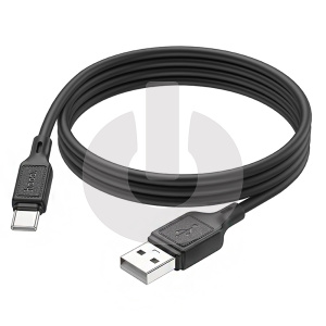 Кабель USB AM- Type-C HOCO X90 Silicone (1м х 3A) черный фото