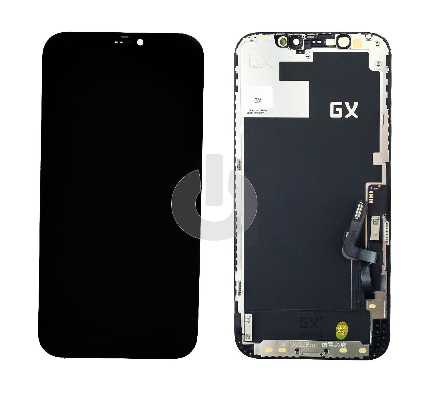 Дисплей с тачскрином для iPhone 12/ iPhone 12 Pro черный OLED GX ORG Дисплей с тачскрином для iPhone 12/ iPhone 12 Pro черный OLED GX ORG