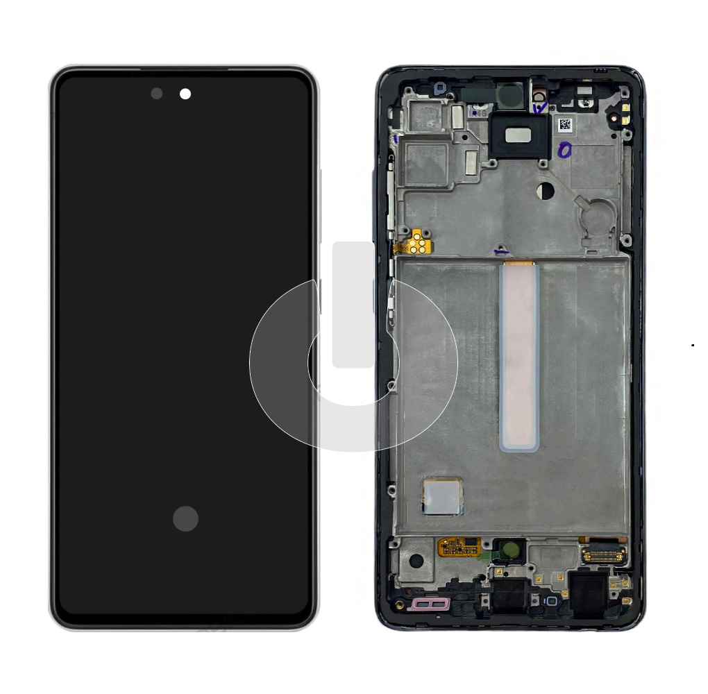 Дисплей с тачскрином для Samsung A52 (A525F)/ A52 5G (A526F)/ A52s (A528F) в рамке черный OLED FULL SIZE Дисплей с тачскрином для Samsung A52 (A525F)/ A52 5G (A526F)/ A52s (A528F) в рамке черный OLED FULL SIZE