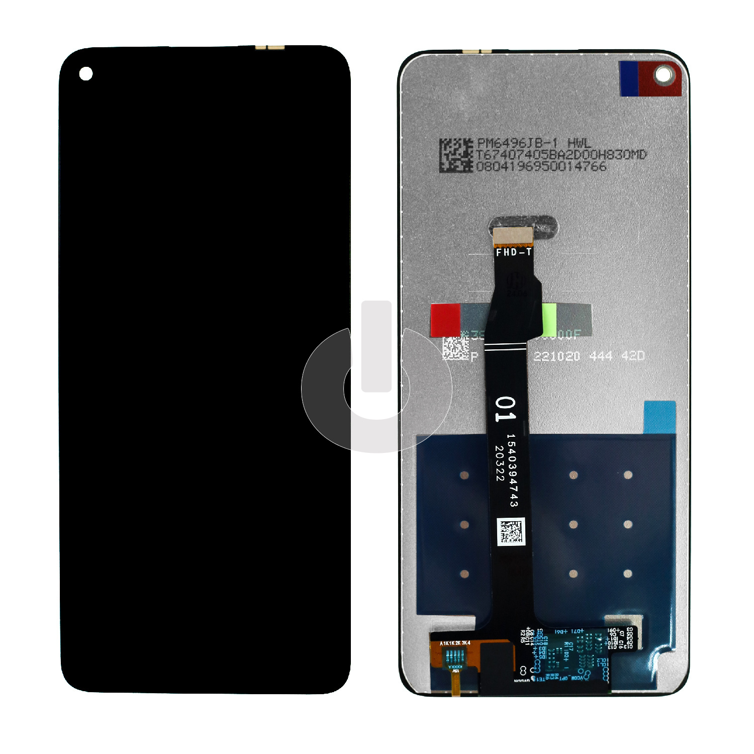Дисплей с тачскрином для Huawei Honor 30S (CDY-NX9A)/ Nova 7 SE (CDY-NX9B) черный ORG Дисплей с тачскрином для Huawei Honor 30S (CDY-NX9A)/ Nova 7 SE (CDY-NX9B) черный ORG