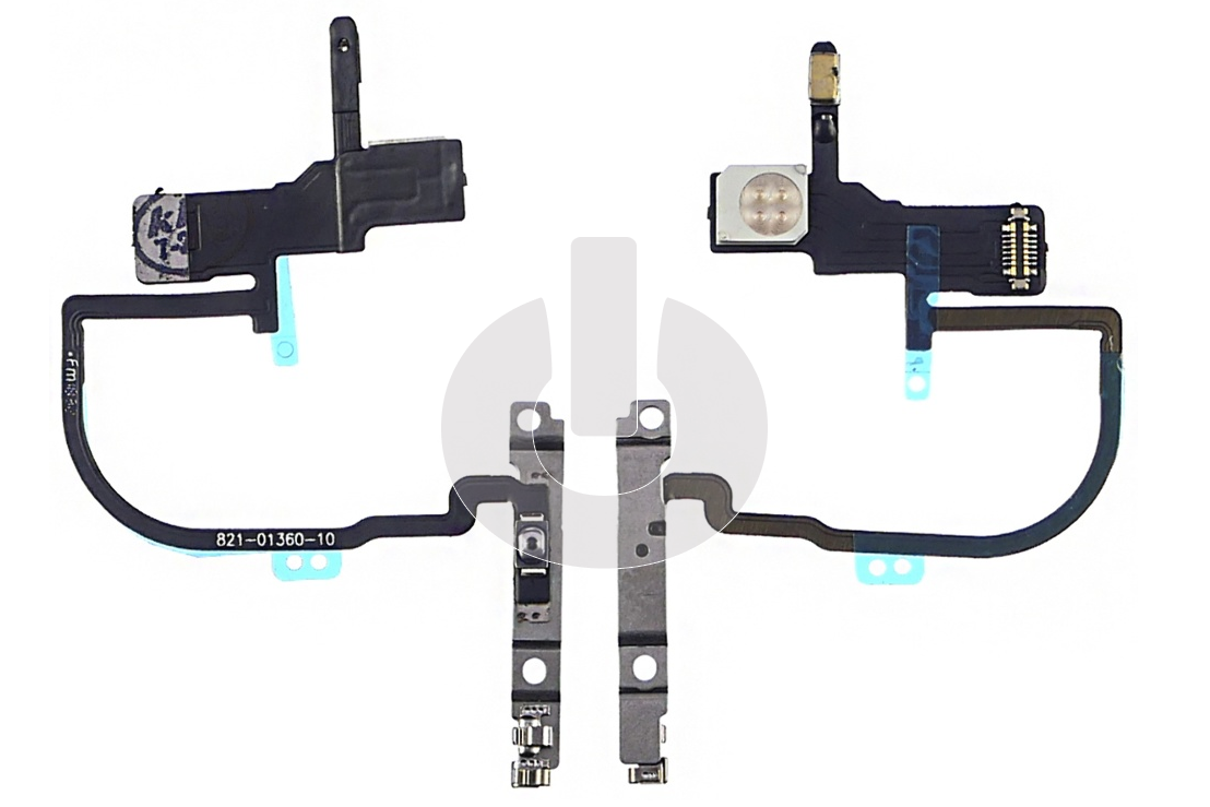 Шлейф кнопки включения/ микрофон/ вспышка для iPhone XS/ XS Max