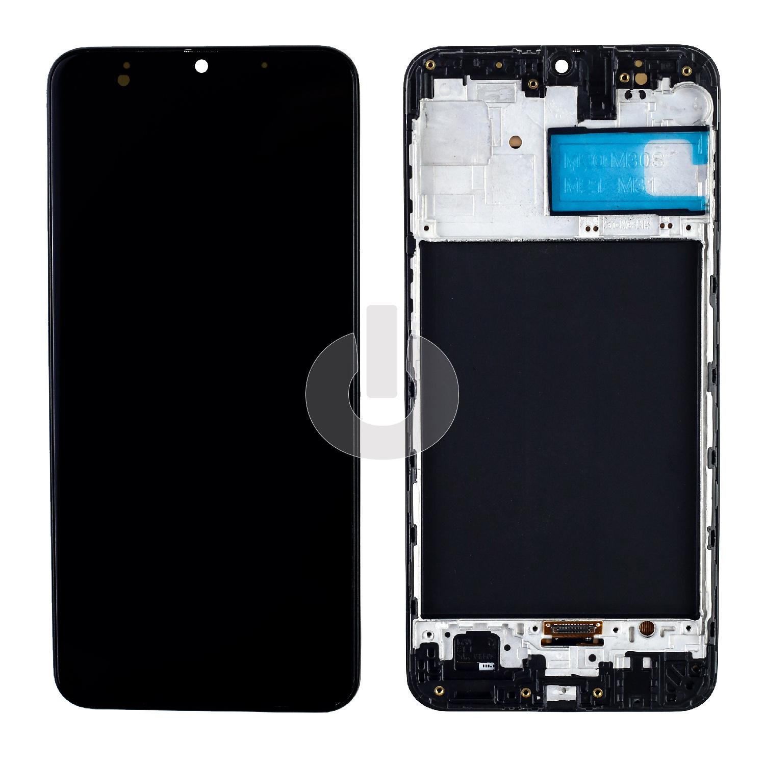 Дисплей с тачскрином для Samsung M31 (M315F) в рамке черный OLED FULL SIZE Дисплей с тачскрином для Samsung M31 (M315F) в рамке черный OLED FULL SIZE