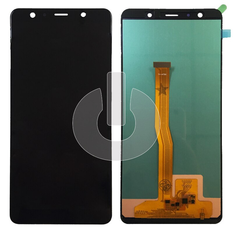 Дисплей с тачскрином для Samsung A7 2018 (A750F) в рамке черный In-Cell Дисплей с тачскрином для Samsung A7 2018 (A750F) в рамке черный In-Cell