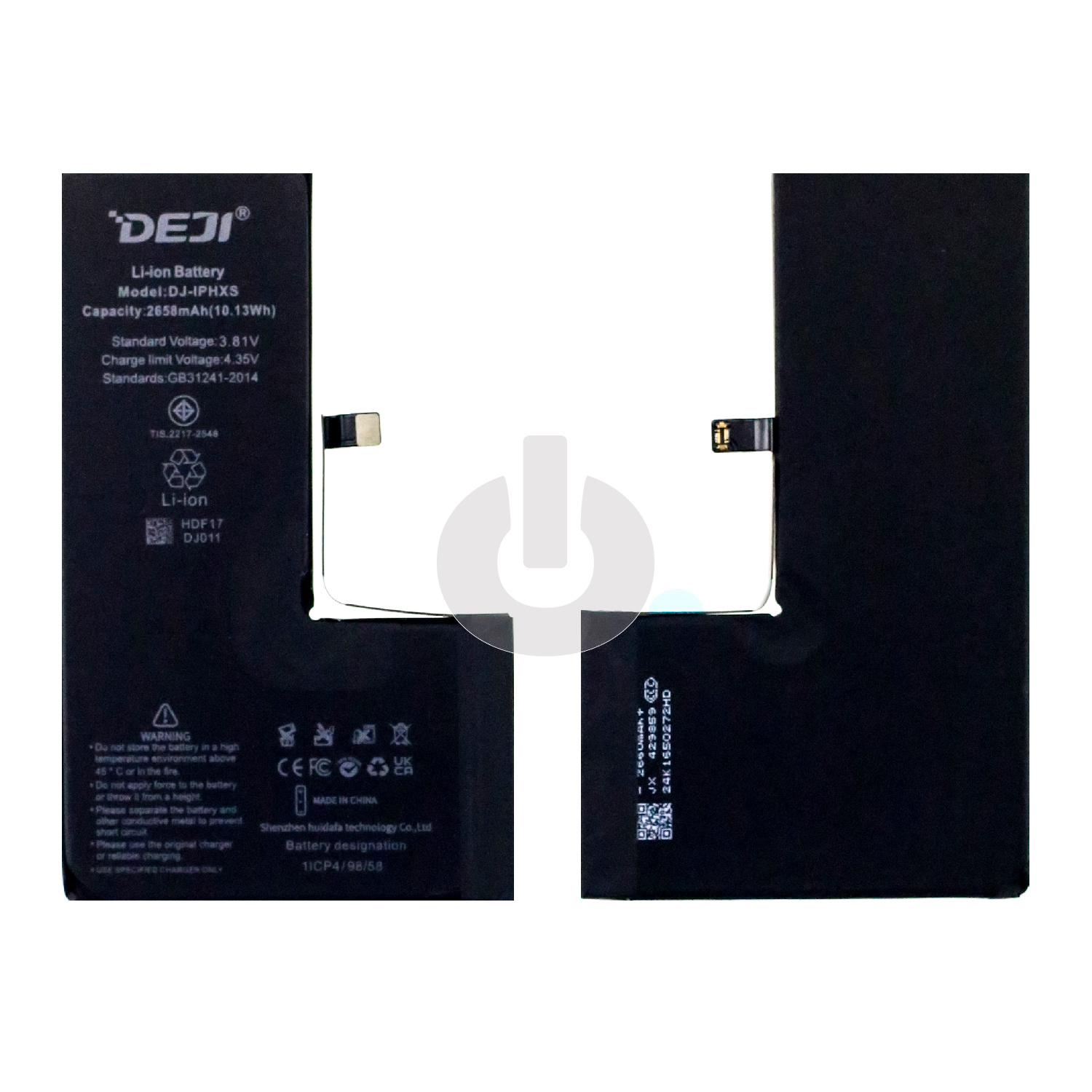 Аккумулятор для iPhone XS DEJI стандартной емкости Аккумулятор для iPhone XS DEJI стандартной емкости
