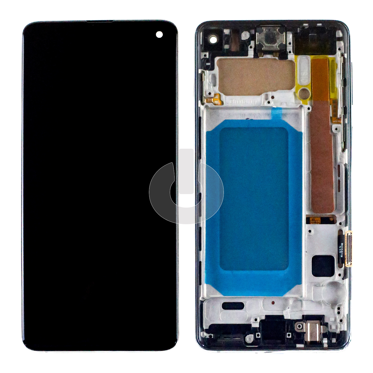 Дисплей с тачскрином для Samsung S10 (G973F) в рамке черный In-Cell Дисплей с тачскрином для Samsung S10 (G973F) в рамке черный In-Cell