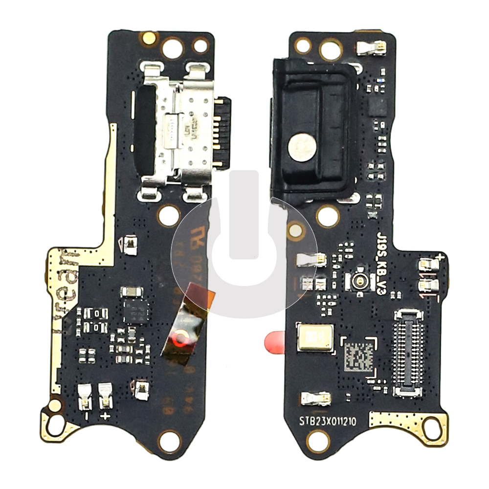 Шлейф/ плата зарядки для Xiaomi Redmi 9T (M2010J19SY)/ Poco M3 (M2010J19CG) системный разъем/ микрофон ORG