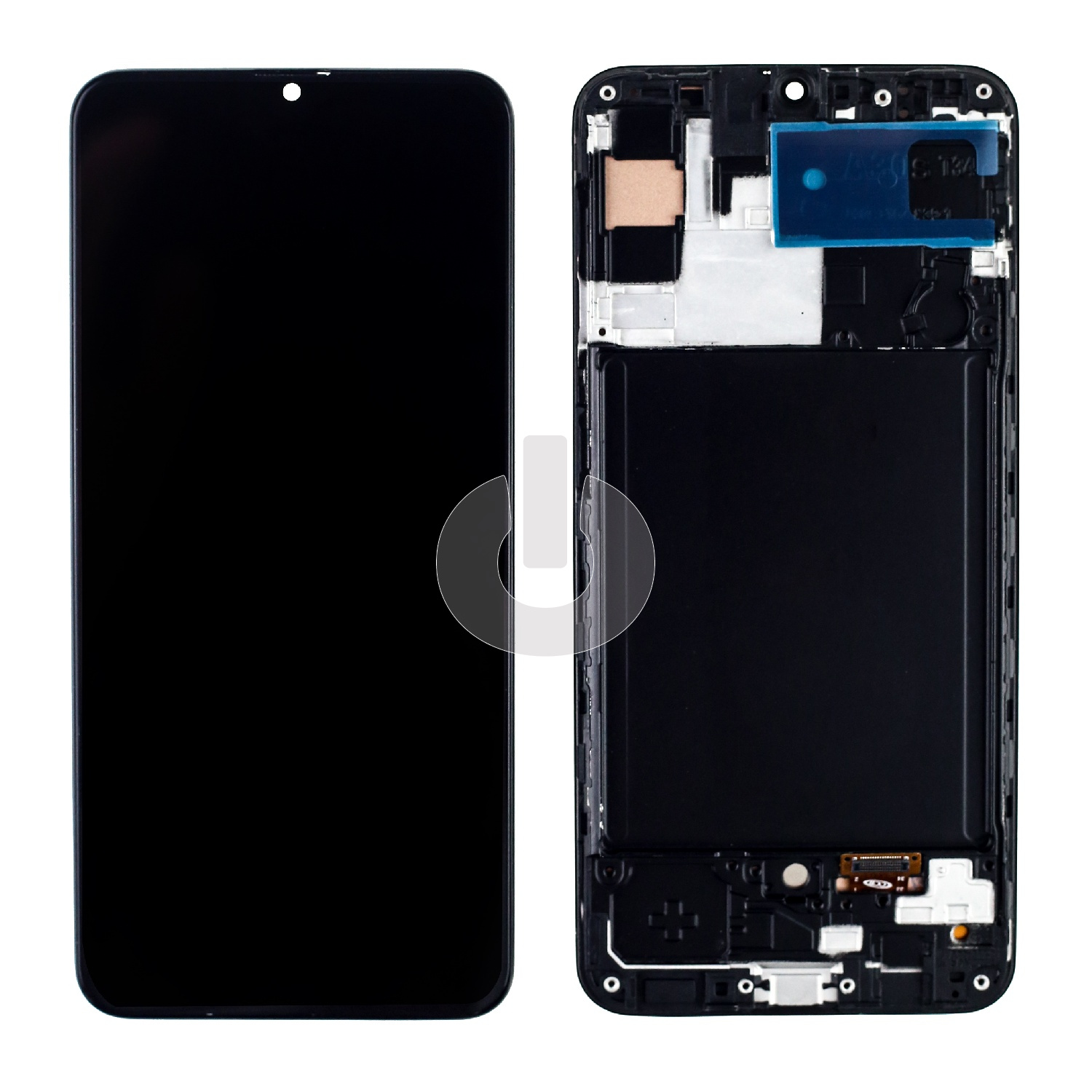 Дисплей с тачскрином для Samsung A30s (A307F) в рамке черный In-Cell Дисплей с тачскрином для Samsung A30s (A307F) в рамке черный In-Cell
