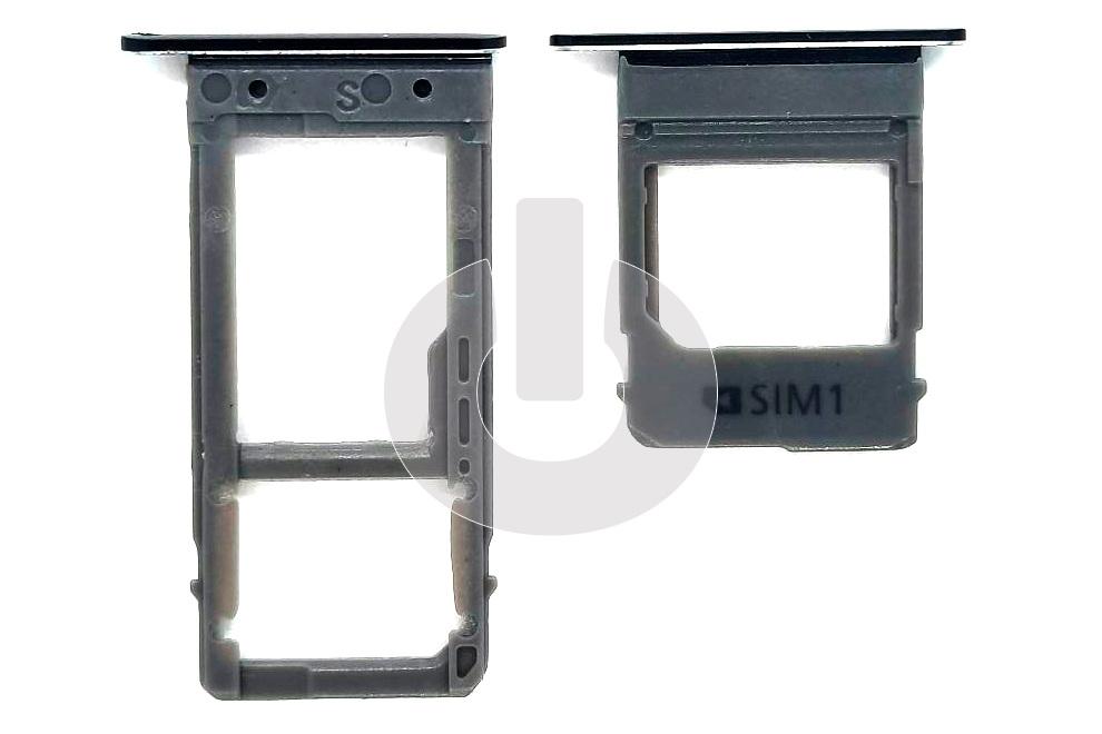 Лоток Sim для Samsung A7 2017 (A720F) (комплект 2 шт) черный