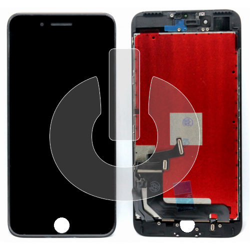 Дисплей с тачскрином для iPhone 7 Plus черный Дисплей с тачскрином для iPhone 7 Plus черный
