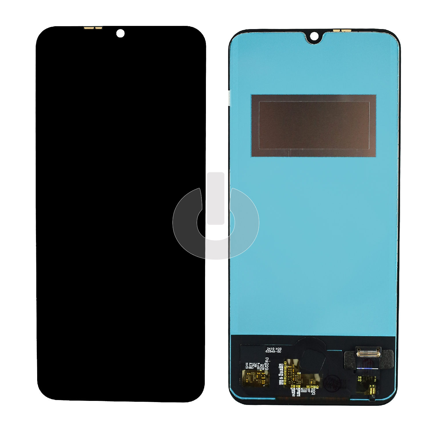 Дисплей с тачскрином для Huawei Y8p (AQM-LX1)/ Honor 30i (LRA-LX1)/ Huawei P Smart S без сканера отпечатка черный In-Cell