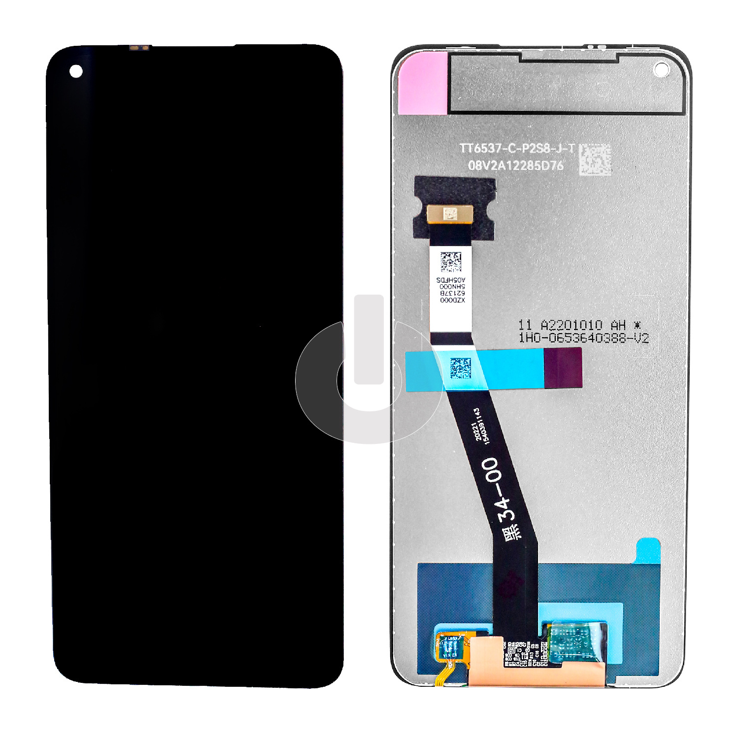 Дисплей с тачскрином для Xiaomi Redmi Note 9 (M2003J15SG)/ Redmi 10X 5G (M2004J7AC) черный ORG