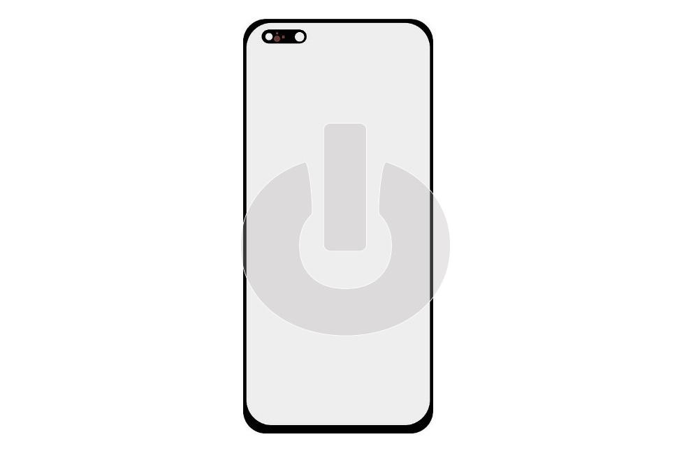 Стекло для переклейки Huawei Honor P40 Pro (ELS-NX9)/ P40 Pro Plus (ELS-N39) с OCA пленкой черное АКЦИЯ