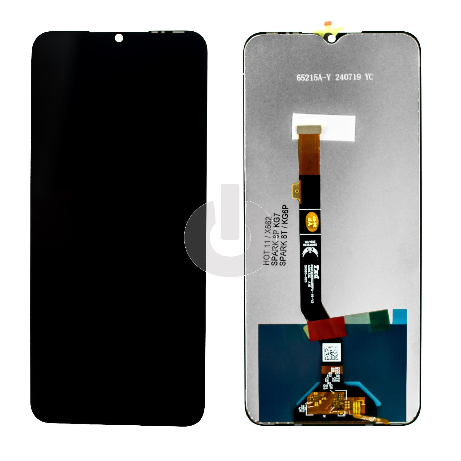 Дисплей с тачскрином для Tecno Spark 9 Pro (KH7n)/ 9T (KH6)/ 9 Pro Sport черный ORG АКЦИЯ