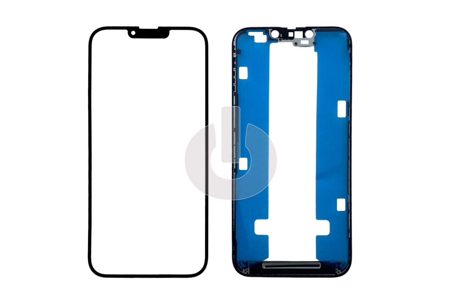 Стекло для переклейки iPhone 13 Pro с OCA пленкой в рамке черное АКЦИЯ Стекло для переклейки iPhone 13 Pro с OCA пленкой в рамке черное АКЦИЯ