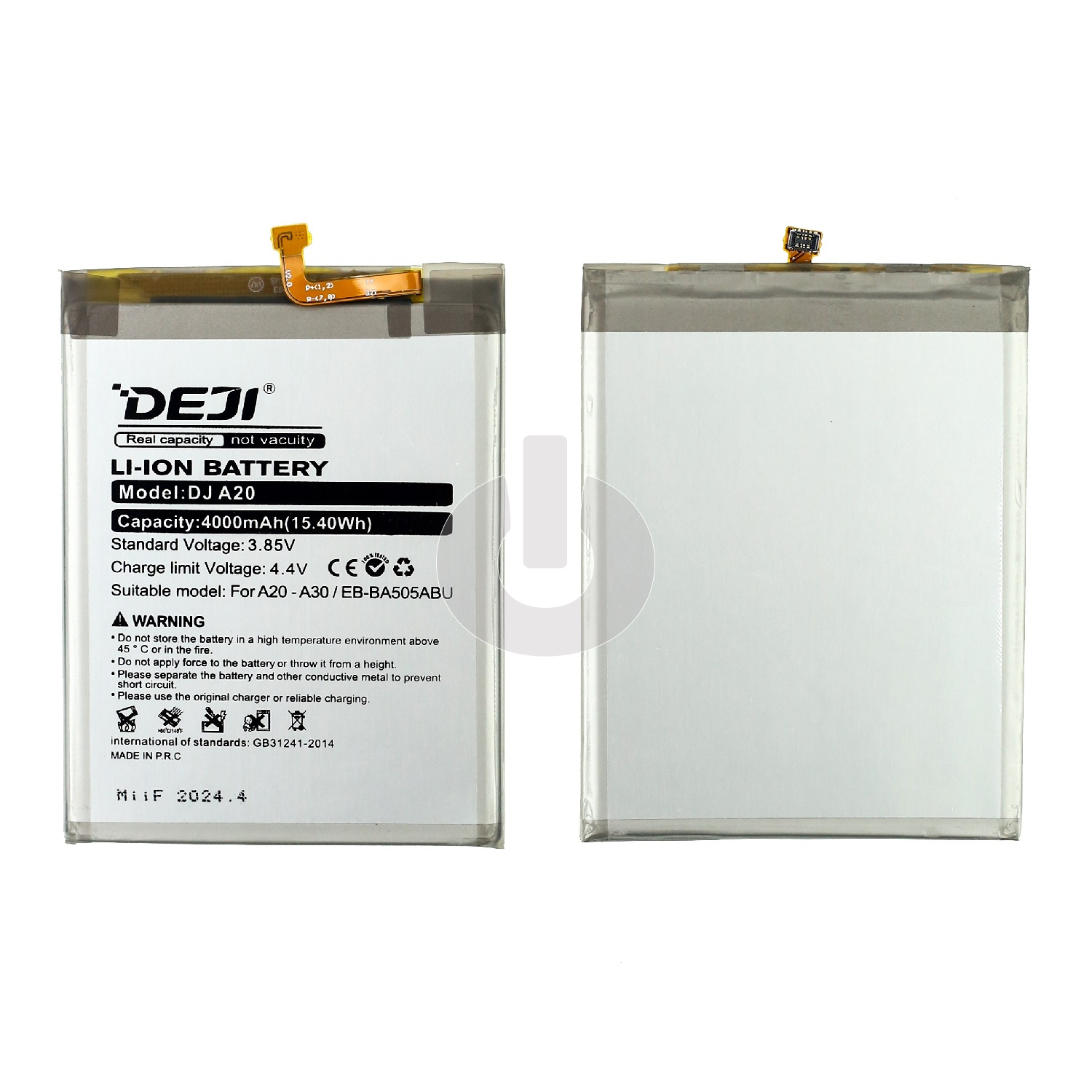 Аккумулятор для Samsung A50 (A505F)/ A20 (A205F)/ A30 (A305F)/ A30s (A307F) (EB-BA505ABU) DEJI Аккумулятор для Samsung A50 (A505F)/ A20 (A205F)/ A30 (A305F)/ A30s (A307F) (EB-BA505ABU) DEJI