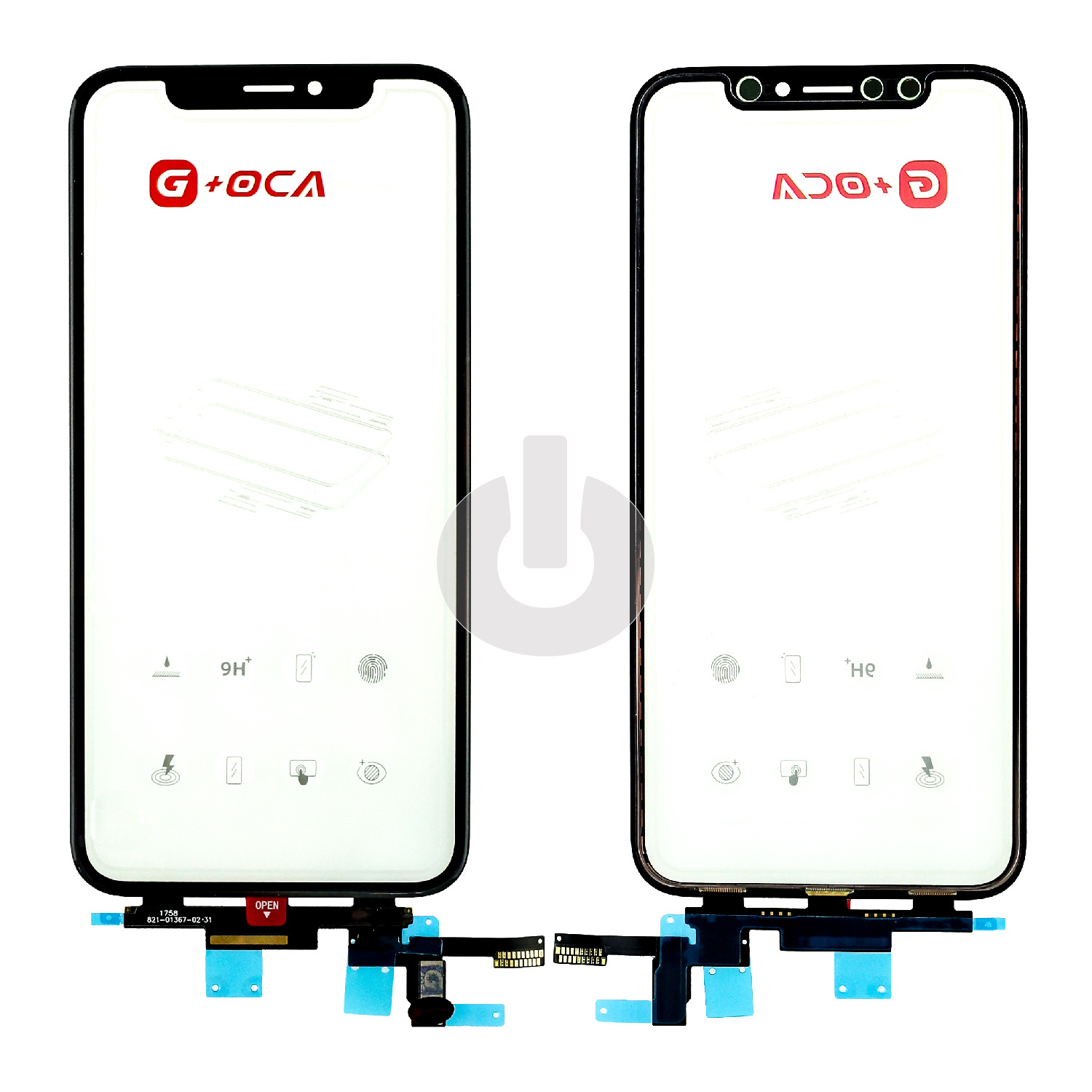 Тачскрин для iPhone X/ XS (короткий шлейф) (G+OCA PRO) ORG Тачскрин для iPhone X/ XS (короткий шлейф) (G+OCA PRO) ORG