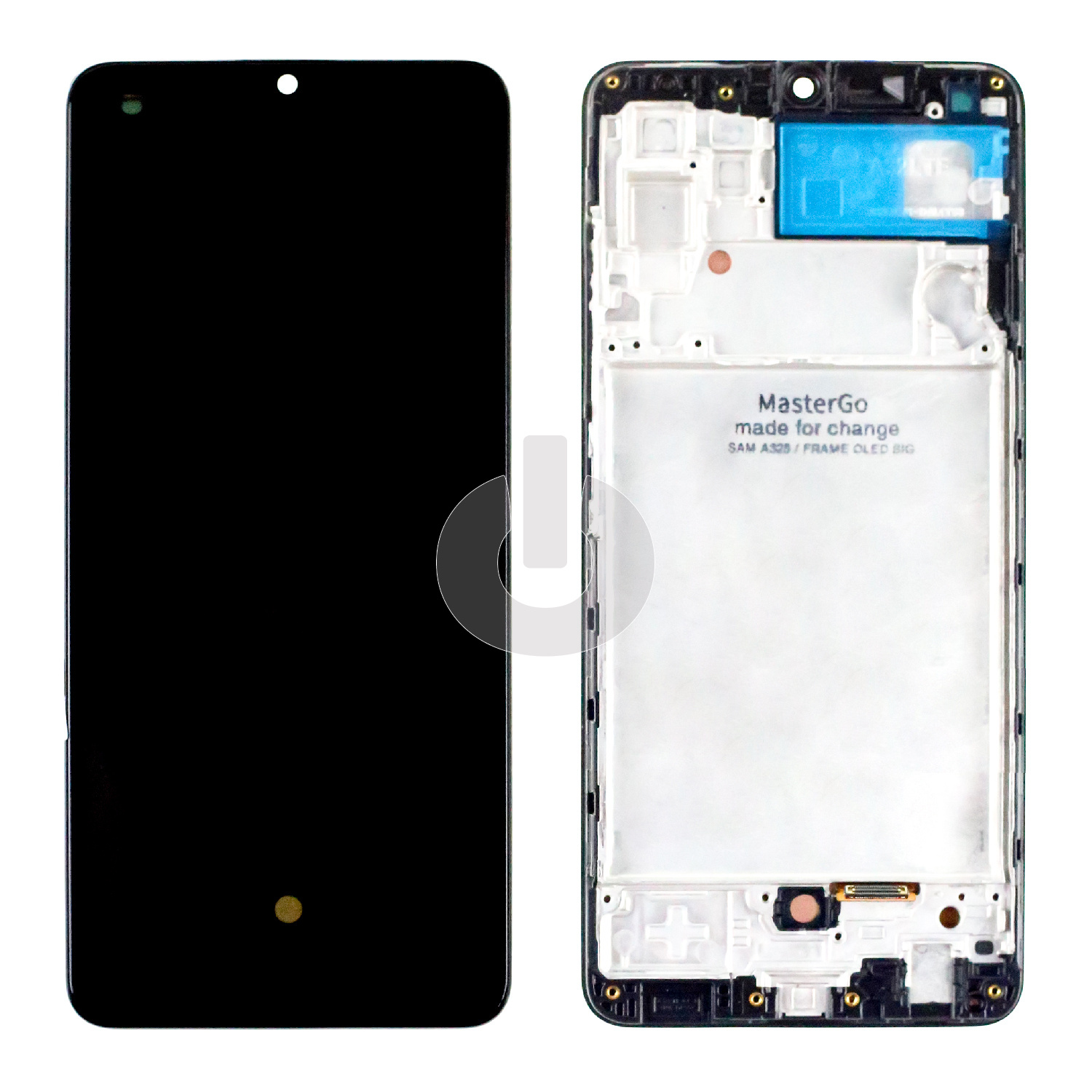 Дисплей с тачскрином для Samsung A32 (A325F) в рамке черный OLED MasterGo