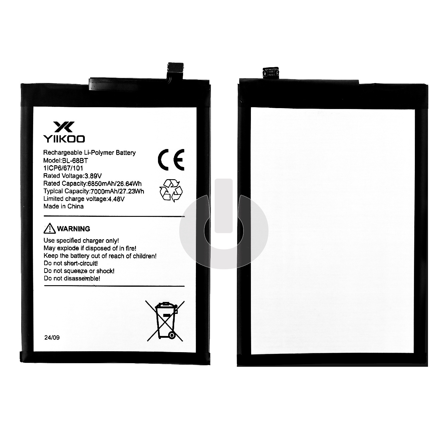 Аккумулятор для Tecno Pova Neo 2 (LG6n)/ Pova Neo 3 (LH6n)/ Pova 6 Neo (LI6) (BL-68BT) YIIKOO Premium