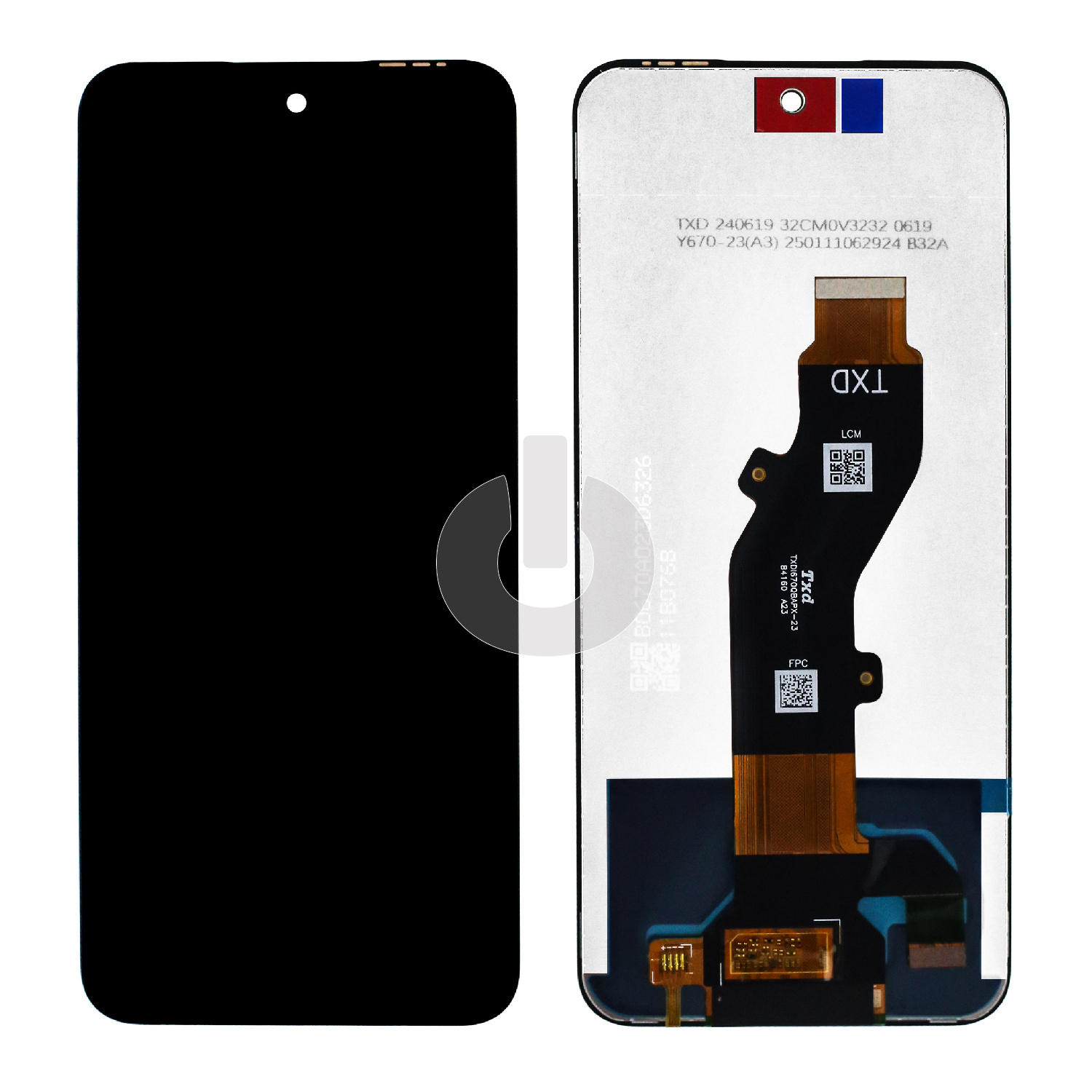 Дисплей с тачскрином для Tecno Spark Go 1 (KL4) черный ORG Дисплей с тачскрином для Tecno Spark Go 1 (KL4) черный ORG