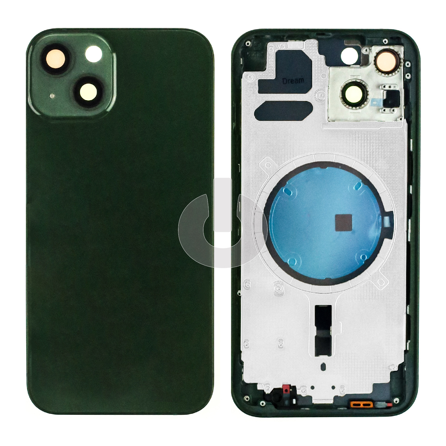 Корпус для iPhone 13 зеленый Premium Корпус для iPhone 13 зеленый Premium