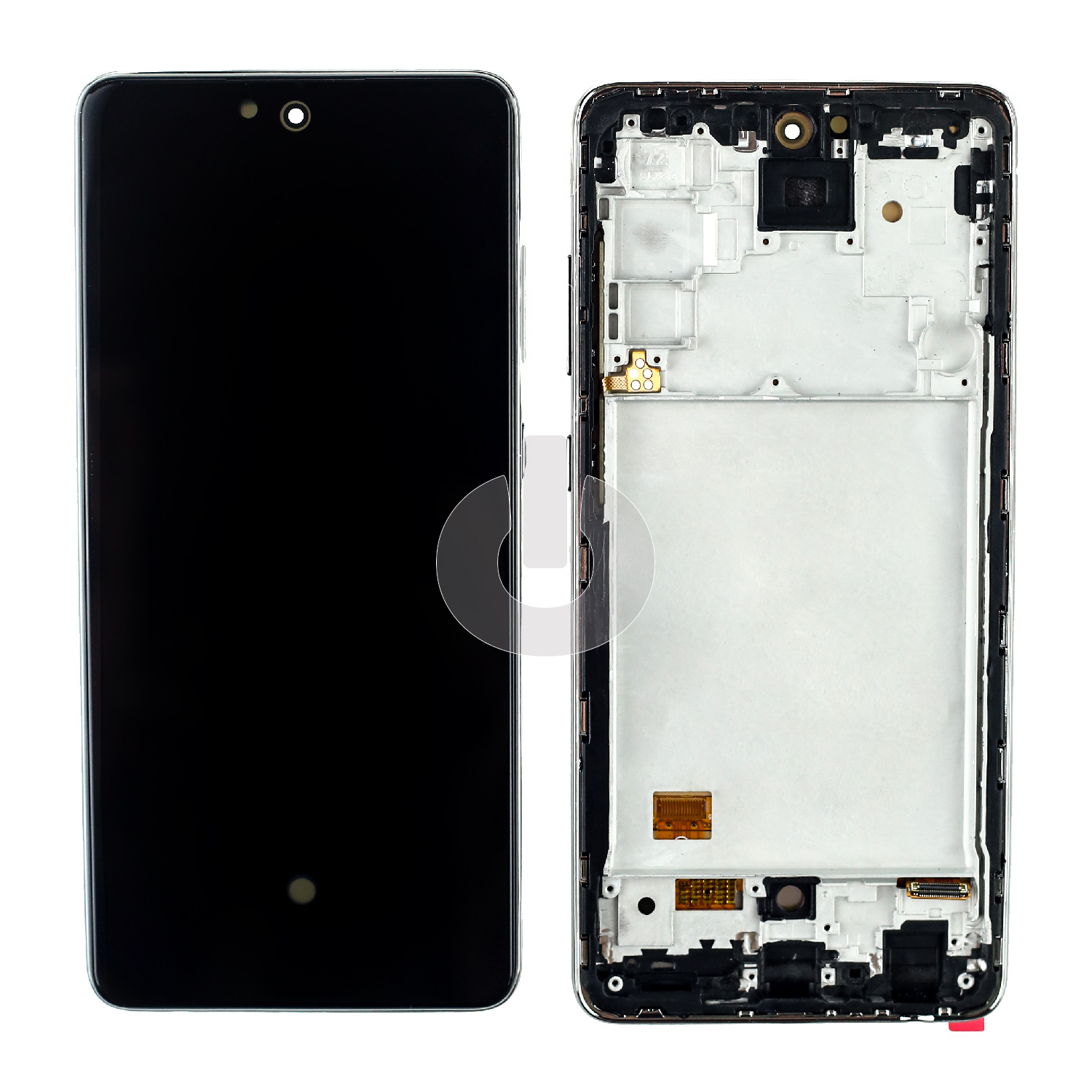 Дисплей с тачскрином для Samsung A72 (A725F) в рамке черный OLED Дисплей с тачскрином для Samsung A72 (A725F) в рамке черный OLED