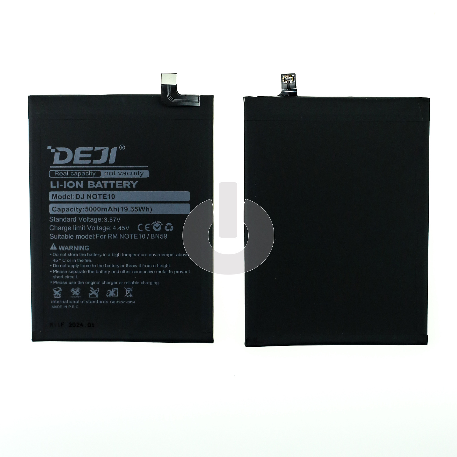 Аккумулятор для Xiaomi Redmi Note 10 (M2101K7AG)/ Note 10S (M2101K7BG)/ Poco M5s (2207117BPG) (BN59) DEJI