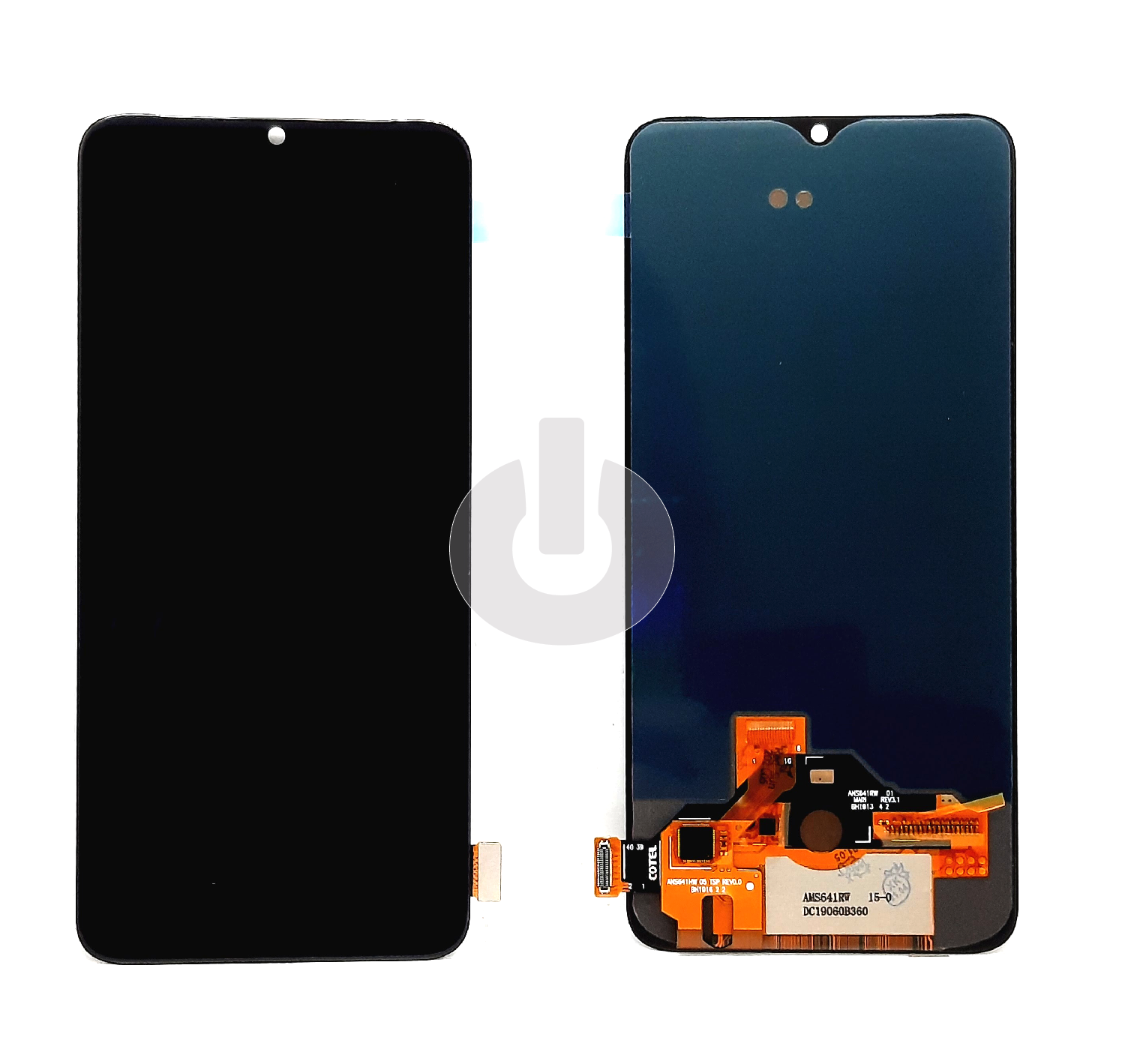 Дисплей с тачскрином для OnePlus 7 (GM1900) черный OLED