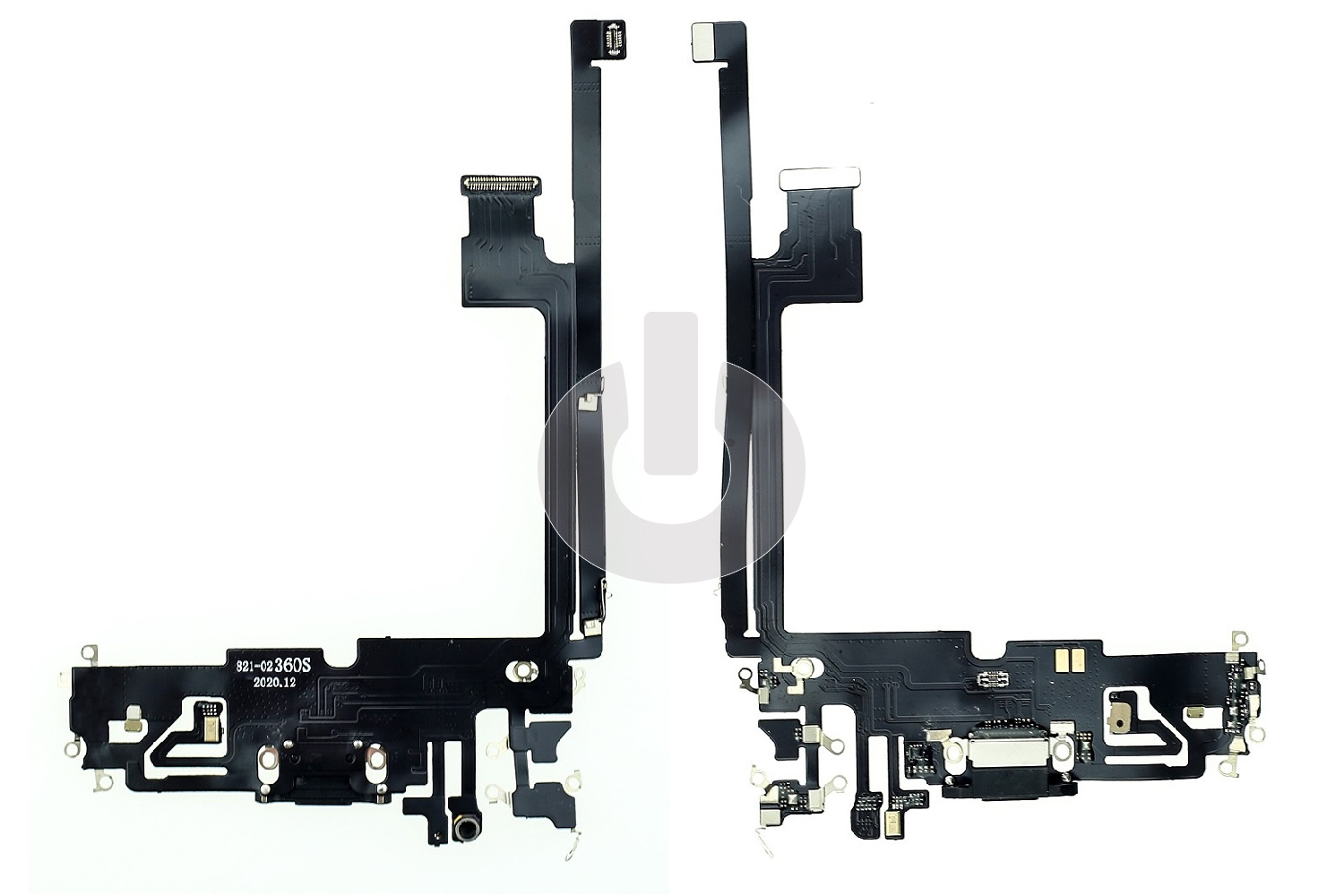 Шлейф/ плата зарядки для iPhone 12 Pro Max системный разъем/ микрофон черный Шлейф/ плата зарядки для iPhone 12 Pro Max системный разъем/ микрофон черный