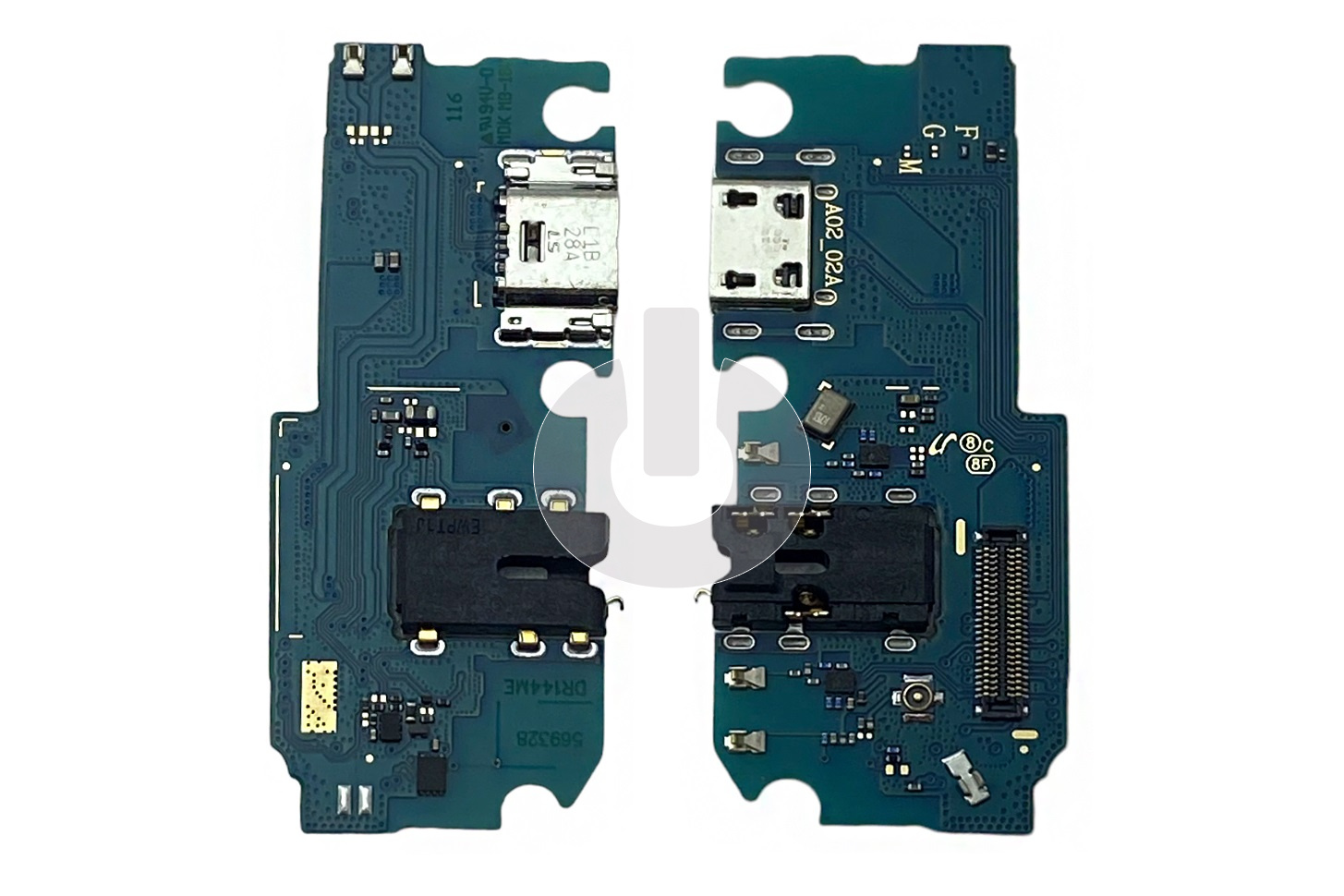 Шлейф/ плата зарядки для Samsung A02 (A022G) системный разъем/ микрофон/ разъем гарнитуры ORG Шлейф/ плата зарядки для Samsung A02 (A022G) системный разъем/ микрофон/ разъем гарнитуры ORG