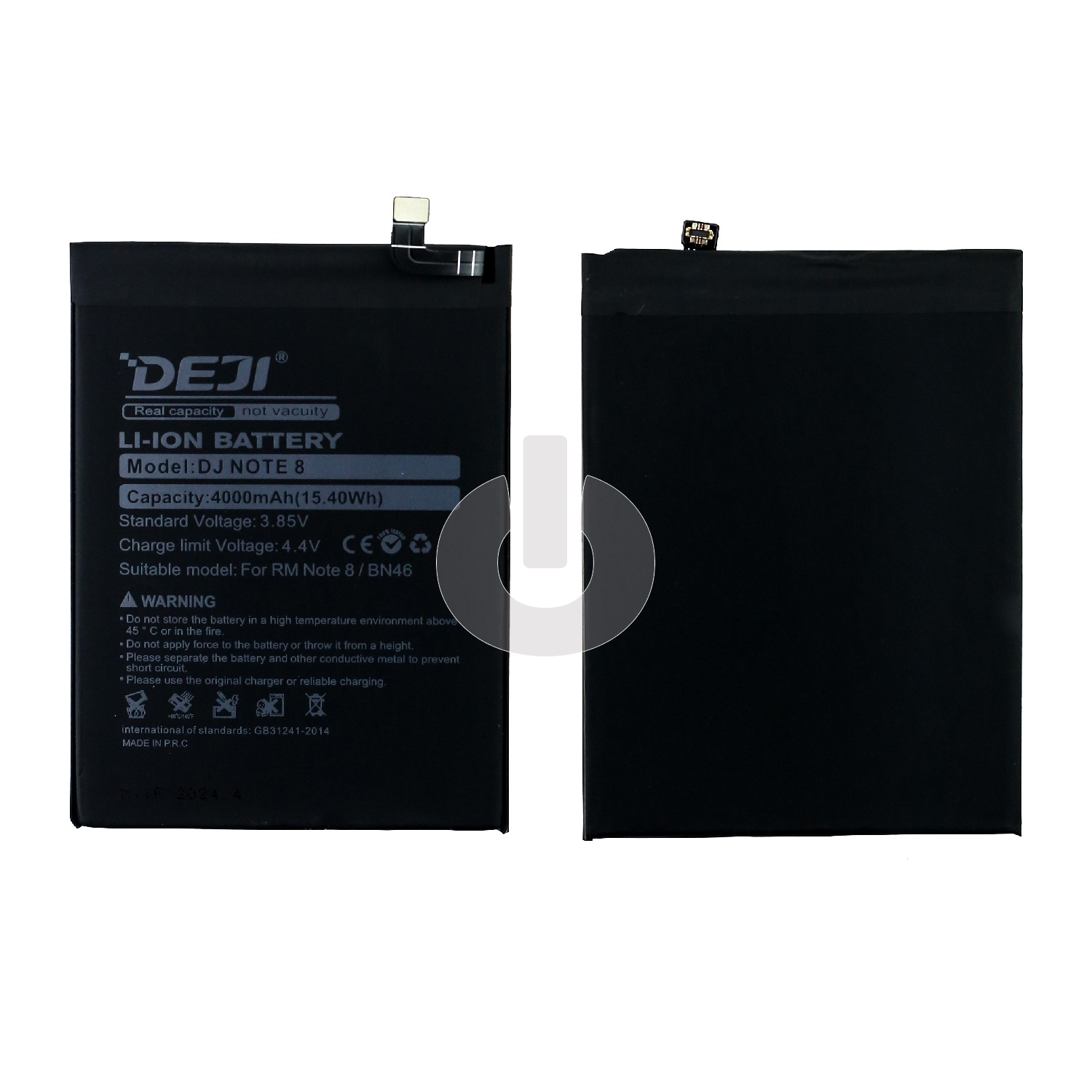 Аккумулятор для Xiaomi Redmi 7/ Note 6/ Note 8/ Note 8T/ Note 8 2021/ Y3 (BN46) DEJI Аккумулятор для Xiaomi Redmi 7/ Note 6/ Note 8/ Note 8T/ Note 8 2021/ Y3 (BN46) DEJI