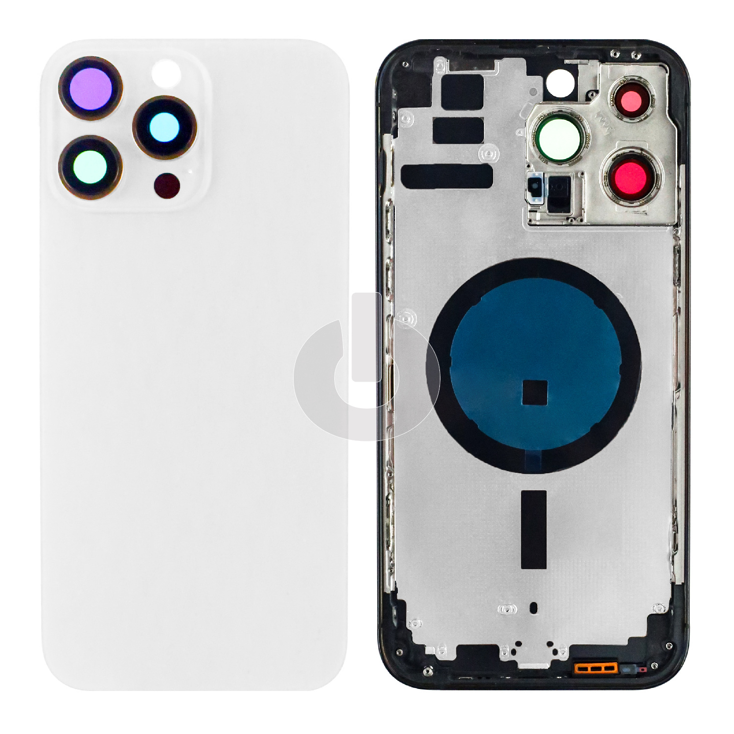 Корпус для iPhone 14 Pro Max серебристый Premium Корпус для iPhone 14 Pro Max серебристый Premium